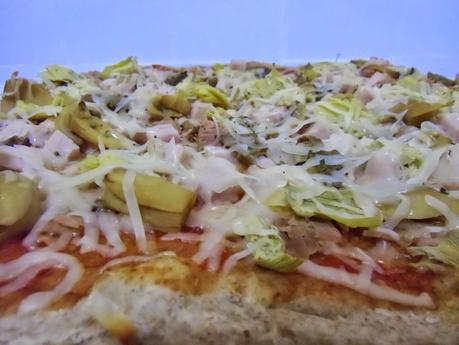 Pizza integral ligera Pizza integral ligera