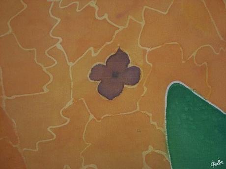 Mis pinitos de pintura en seda Mis pinitos de pintura en seda