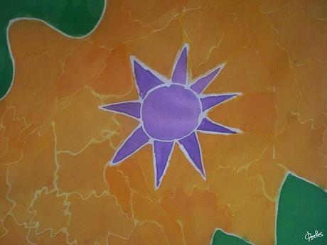 Mis pinitos de pintura en seda Mis pinitos de pintura en seda