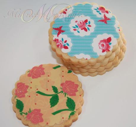 GALLETAS DECORADAS CON PAPEL DE AZÚCAR GALLETAS DECORADAS CON PAPEL DE AZÚCAR