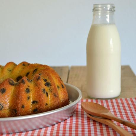 BIZCOCHO DE CALABAZA CON PEPITAS DE CHOCOLATE