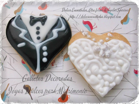 TRABAJOS DE DULCES ENCANTADOS. ALBUM DE GALLETAS HERMOSAMENTE DECORADAS PARA AMOR Y AMISTAD