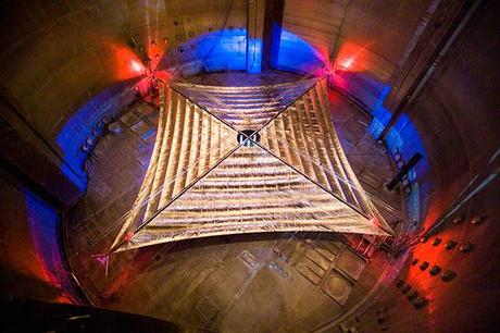 Misión Espacial Solar Sunjammer de la NASA Pruebas de despliegue de la Sunjammer