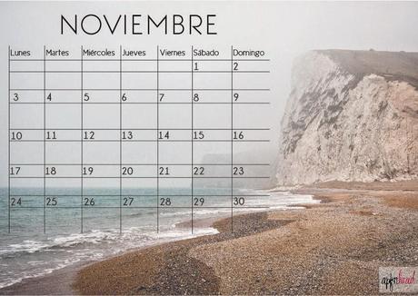 Freebie: Calendario Noviembre