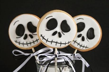 Ideas de Postres para Halloween galletas jack skeletor