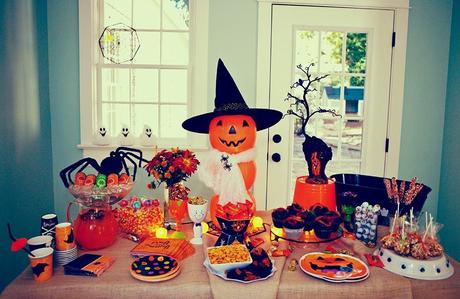 Ideas de Postres para Halloween arreglo de mesa dia de brujas