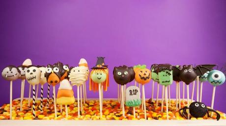 Ideas de Postres para Halloween diversas PopCakes
