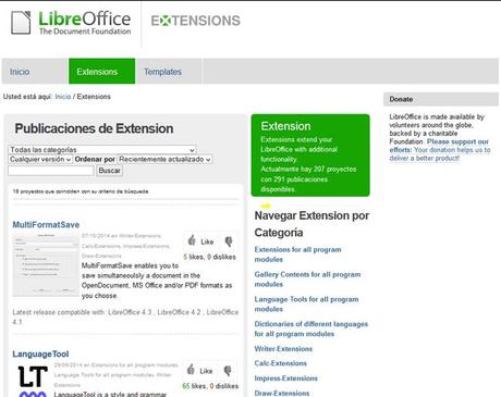 LibreOffice Extension Center