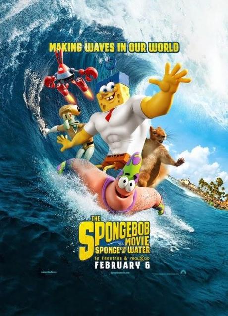 Nuevo tráiler y cartel de 'Bob Esponja: Un héroe fuera del agua'