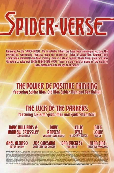 ‘Spider-Verse’: así luce ‘Spider-Verse Team-Up’ #1 ‘Spider-Verse’: así luce ‘Spider-Verse Team-Up’ #1