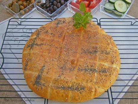 Pide {Pan Turco con Semillas} Pide {Pan Turco con Semillas}