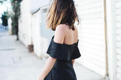 Sandro_Off_Shoulders_Dress-Night-Capsule_Collection-Outfit-Street_Style-LBD-Little_Black_Dress-32