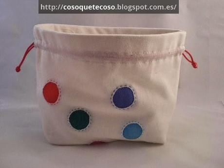 Bolsa de lunares blanca. Mini tutorial. Bolsa de lunares blanca. Mini tutorial.
