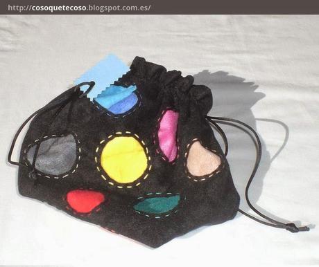 Bolsa de lunares blanca. Mini tutorial. Bolsa de lunares blanca. Mini tutorial.