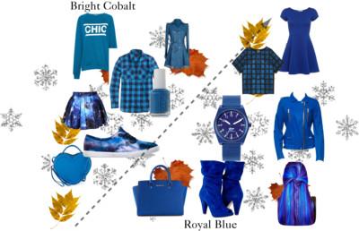 Colores Bright Cobalt y Royal Blue