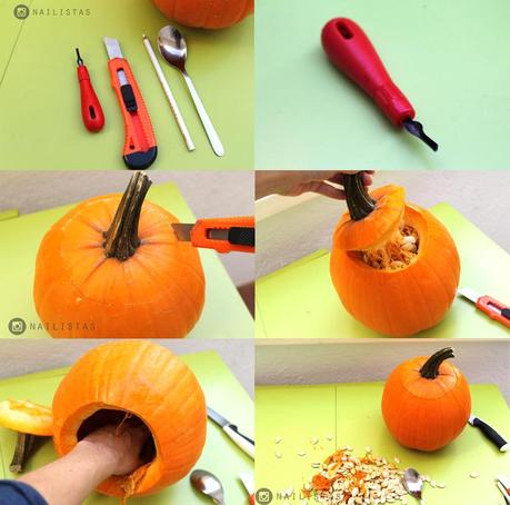 Cómo hacer una Calabaza de Halloween original paso a paso Cómo decorar una calabaza paso a paso