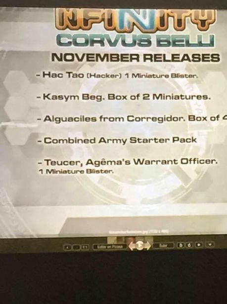 Warcors Ezine y filtraciones de posibles novedades de Infinity Warcors Ezine y filtraciones de posibles novedades de Infinity