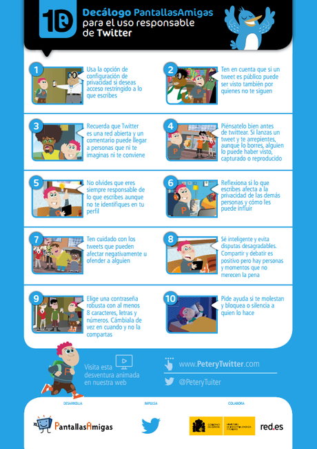 Decálogo para el uso responsable de Twitter (Peter y Twitter) Decálogo para el uso responsable de Twitter (Peter y Twitter)