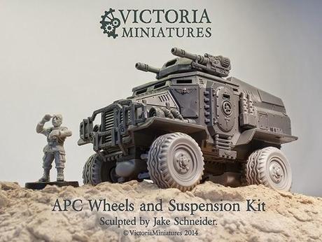 APC Wheel and Suspension kit de Victoria Miniatures