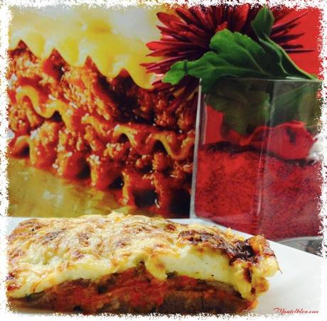 Lasaña de calabacín con verduras y morro. Lasaña de calabacín con morro y verduras 2