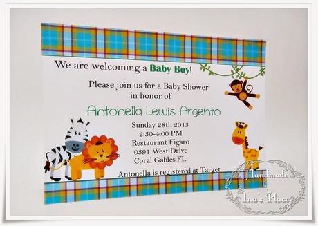 Invitaciones - Baby Animals