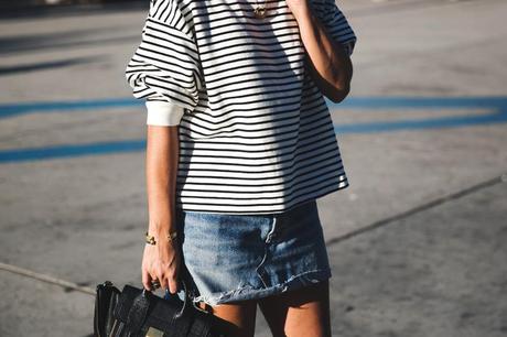 VENICE BEACH Venice_Beach-Striped_SweatShirt-Denim_Skirt-Revolve_Clothing-Outfit-Street_Style-29