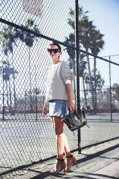 VENICE BEACH Venice_Beach-Striped_SweatShirt-Denim_Skirt-Revolve_Clothing-Outfit-Street_Style-13