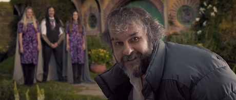 Peter Jackson Elijah Wood Hobbit Lord of Rings  Air New Zealand spot anuncio azafatas seguridad