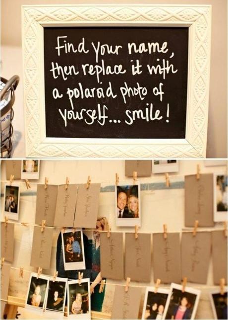 Pon una Polaroid en tu boda