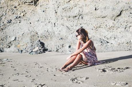 VICTORIA BEACH Laguna_Beach-Orange_County-Open_Back_Dress-Floral_Print-Faithfulthebrand-Beach-53