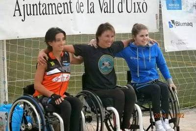 Mila López, segunda clasificada en el X Criterium Internacional de handbike de Vall d'Uixó