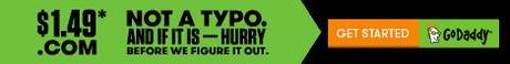 Dominios .com a tan solo $1.49 en Godaddy It’s Not a Typo! Get $1.49 .COM Domains at GoDaddy!