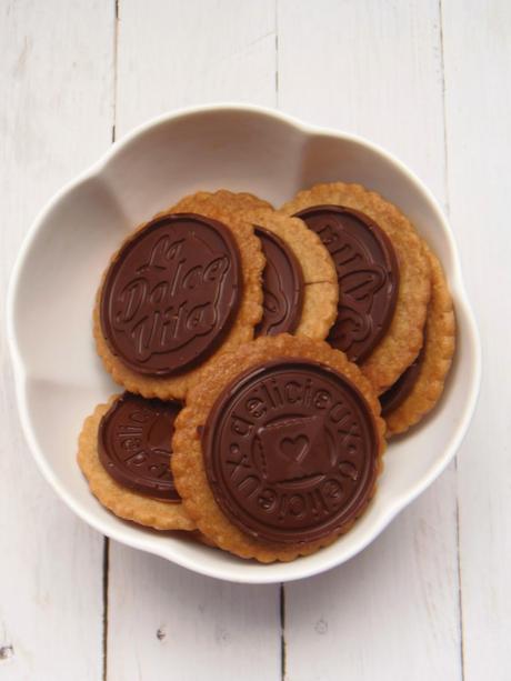 GALLETAS DE SPECULOOS Y CHOCOLATE NEGRO (tipo petit ecolier)