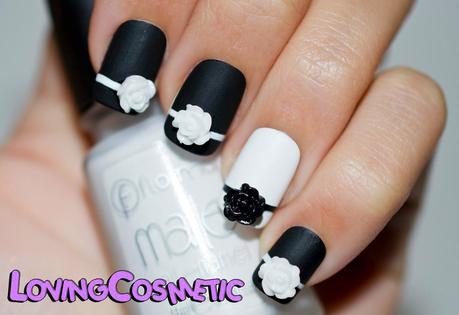 Manicura en Blanco y Negro - BornPrettyStore Nails Manicura en Blanco y Negro - BornPrettyStore Nails