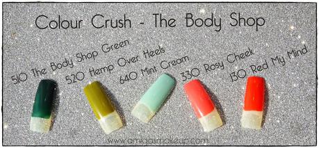 Colour Crush y Nail-Art de la mano de The Body Shop. Colour Crush y Nail-Art de la mano de The Body Shop.