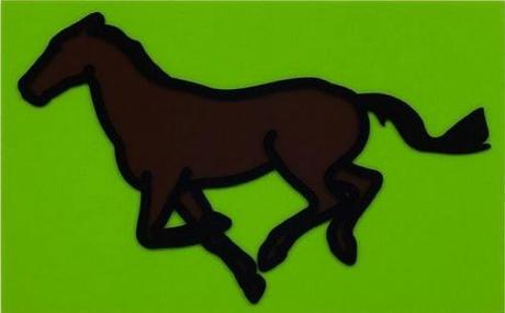 Fortalezas de Carácter Julian Opie - Galloping Horse