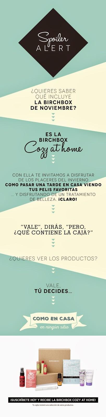 birchbox cozy at home noviembre 2014 birchbox cozy at home noviembre 2014