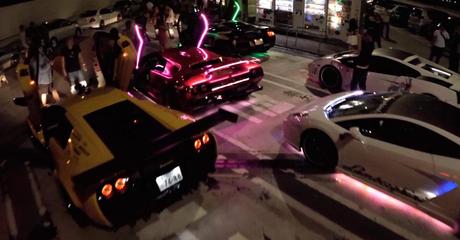 GoPro Hero 4: Cuando el sol cae, Tokio se transforma Gopro-4K-lamborghini-2