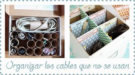 Por fin le encontré una utilidad al cartón del papel higiénico! organizar-los-cables-que-no-se-usan