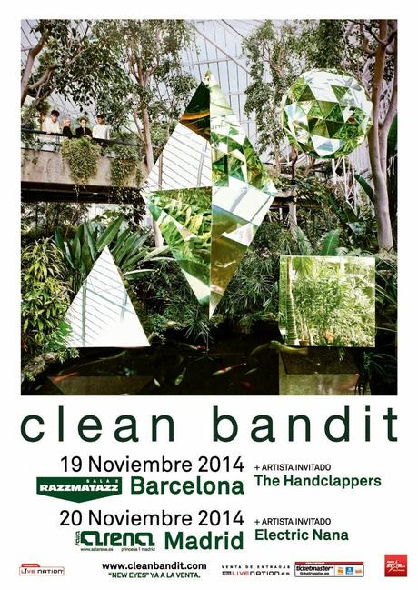 The Handclappers serán los teloneros de Clean Bandit en su paso por Barcelona The Handclappers serán los teloneros de Clean Bandit en su paso por Barcelona