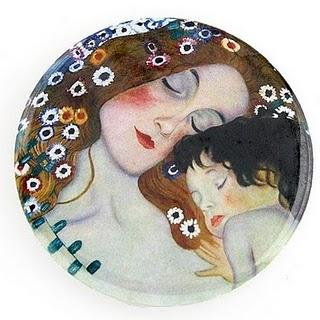 ESPEJO MATERNIDAD DE KLIMT