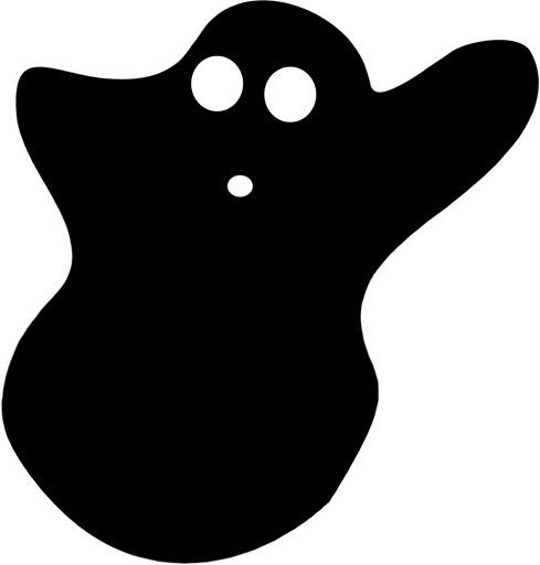 Siluetas para decorar en Halloween. Siluetas para recortar y decorar Halloween