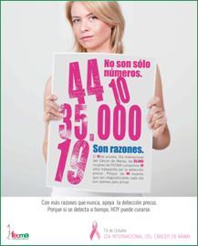 La supervivencia al cáncer de mama en España aumenta cada año un 2%