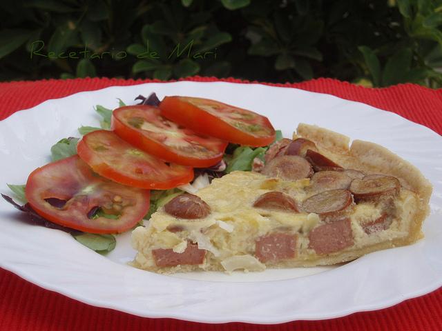 QUICHE DE CEBOLLA Y SALCHICHAS quiche de cebollas y salchichas (6)