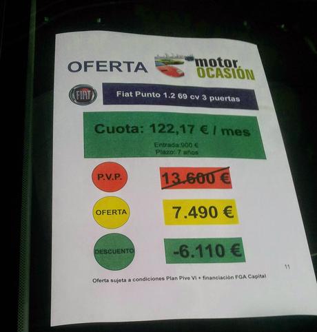 estafa precio coches oferta motor ocasion