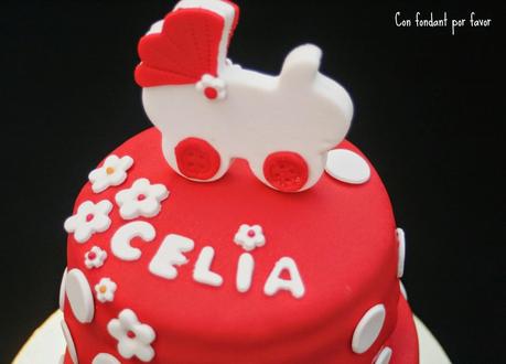 Tarta flamenca para un bautizo Tarta flamenca para un bautizo