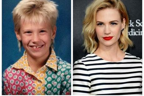 January Jones antes y después