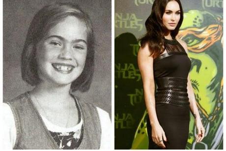 Megan Fox antes y después Megan Fox antes y después