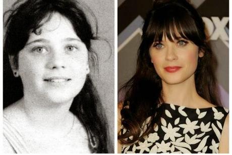 Zooey Deschanel antes y después