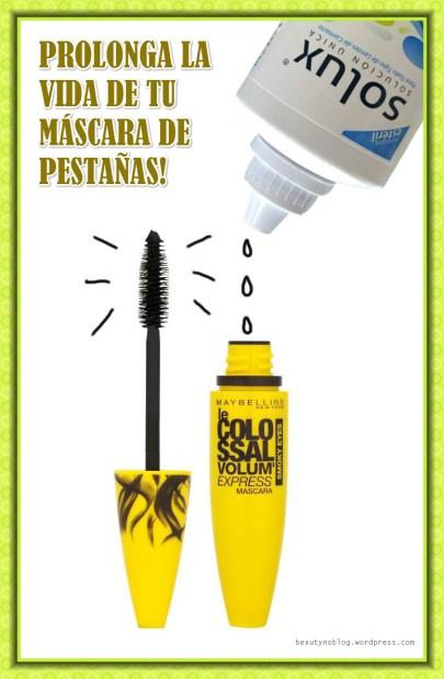 Tutorial/truco: como hacer que tu máscara dure más. mascara+liquidolentillas1.1